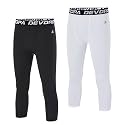 DEVOROPA Boys Leggings Youth Compression Pants Sports Tights Basketball Football Baseball Soccer Baselayer Slim/Regular/Husky