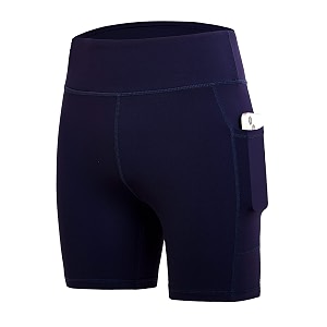devoropa girls 534 spandex volleyball shorts stretch youth athletic gymnastics shorts kid yoga dance compression shorts pocket