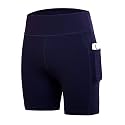 DEVOROPA Girls 5" Spandex Volleyball Shorts Stretch Youth Athletic Gymnastics Shorts Kid Yoga Dance Compression Shorts Pocket
