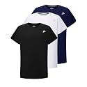 DEVOROPA Youth Boys Compression Shirt Long/Short Sleeve Football Baseball Undershirt Quick Dry Kids Sports Baselayer Crewneck