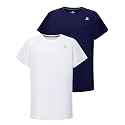 DEVOROPA Youth Boys Compression Shirt Long/Short Sleeve Football Baseball Undershirt Quick Dry Kids Sports Baselayer Crewneck