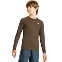 DEVOROPA Youth Boys Compression Shirt Long/Short Sleeve Football Baseball Undershirt Quick Dry Kids Sports Baselayer Crewneck