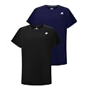 DEVOROPA Youth Boys Compression Shirt Long/Short Sleeve Football Baseball Undershirt Quick Dry Kids Sports Baselayer Crewneck