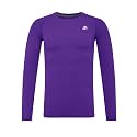 DEVOROPA Youth Boys Compression Shirt Long/Short Sleeve Football Baseball Undershirt Quick Dry Kids Sports Baselayer Crewneck