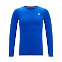 DEVOROPA Youth Boys Compression Shirt Long/Short Sleeve Football Baseball Undershirt Quick Dry Kids Sports Baselayer Crewneck