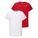 DEVOROPA Youth Boys Compression Shirt Long/Short Sleeve Football Baseball Undershirt Quick Dry Kids Sports Baselayer Crewneck