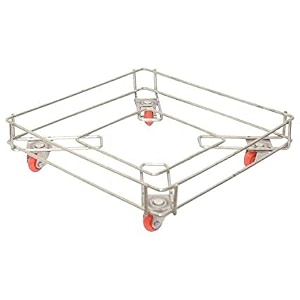 devrshree magic stainless steel cylinder trolley with wheels gas trolly lpg cylinder stand gas cylinder trolley with 4 wheels standard gas cylinder trolley oil container trolley