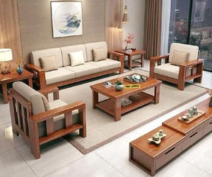 devsignature 311 solid wood 5 seater sofa set for living roomwooden sofa set for home solid wood 3  1  1 sofa set brown teak finish diydo-it-yourself