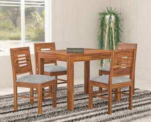 Devsignature Solid Sheesham Wood Four Seater Dining