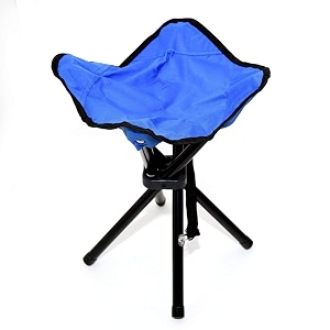 foldable portable travel chair four-leg stool for outdoor  30 x 30 x 35 cm  multicolour oxford cloth and metal pipe