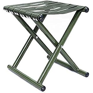 portable folding stool heavy duty outdoor folding chair hold up to 100 kg  31 x 30 x 15 cm  green