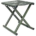 Portable Folding Stool, Heavy Duty Outdoor Folding Chair Hold Up to 100 Kg | 31 X 30 X 15 CM | Green
