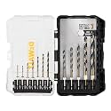 DEWALT 12 Pc Black and Gold Drill Bit Set, Premium Finish Impact Driver Bit Set for Metal, Plastic and Wood (DWAH1182)