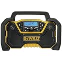 DEWALT 12V/20V MAX Portable Bluetooth Radio, Cordless, 100 ft Range, 3.5” Subwoofers, Jobsite (DCR028B)