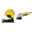 DEWALT D28870 2200 Watt 355mm Heavy Duty Chop Saw with wheel included, Corded Electric
