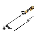 Dewalt DCST972X1DWOAS8HT-BNDL 60V MAX Brushless Lithium-Ion 17 in. Cordless String Trimmer Kit (9 Ah) and Articulating Hedge Trimmer Attachment Bundle