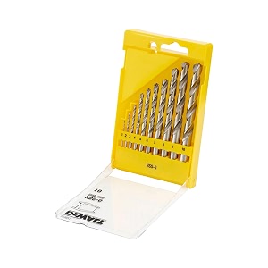 dewalt dt5921 metal drill bit set 10 piece hss-g