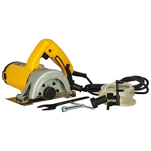 dewalt dw862 1270 watt 4-inch heavy duty wet marble cuttertile cutter with wrench and socket