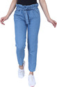 Dewdesign Regular Women Light Blue Jeans