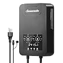 DEWENWILS 300W DC Low Voltage Landscape Transformer with 2 Zones, Photocell Sensor &amp; Timer, Outdoor Low Voltage Transformer, Landscape Lighting Transformer for Spot Light Steplight