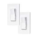 DEWENWILS Dimmer Light Switch, Single Pole/3-Way Slide Dimmer Light Switch