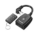 DEWENWILS Dusk to Dawn Outdoor Dimmer Plug with Timer for String Lights