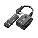 DEWENWILS Dusk to Dawn Outdoor Dimmer with Timer for String Lights