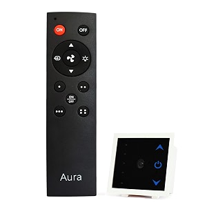 dewire remote control fans regulator with one light switch comes with 7 step fan speed regulationhummless regulation ir remote with memory function remote fan regulator amp 1 light switch