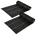 Dewitt 3 x 250 Feet Commercial and Home Garden Landscape Weed Block Barrier, Ideal as Fabric for Yards, Grounding Sheets, Fake Rock, or Floor Mat