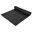 Dewitt Pro-5 Weed Barrier Fabric 5 oz, 5 x 250 Feet – Heavy-Duty Woven Landscape Ground Cover Mat for Raised Garden Bed, Greenhouse Gardening, Outdoor Landscaping, and Commercial Planting