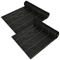 Dewitt Pro-5 Weed Barrier Fabric 5 oz, 4 x 250 Feet, 2-Pack - Heavy-Duty