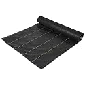Dewitt Sunbelt Weed Barrier Fabric 3.2 oz, 4 x 300 Feet – Heavy-Duty Ground Cover Mat for Greenhouse Floors, Garden Rows, Raised Beds, Yard Gardening, and Outdoor Landscape Protection