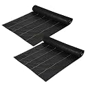 Dewitt Sunbelt Weed Barrier Fabric 3.2 oz, 6 x 300 Ft, 2-Pack – Heavy-Duty