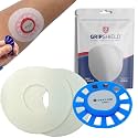 Dexcom G7 GripShield -by Deck My Diabetes. Flexible and Reusable CGM Armor-Protection from Accidental Bumps (Sky Blue)