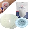 Dexcom G7 GripShield -by Deck My Diabetes. Flexible and Reusable CGM Armor-Protection from Accidental Bumps (Crystal Clear)