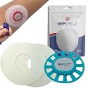 Dexcom G7 GripShield Flexible and Reusable CGM Armor-Protection from Accidental Bumps (Aqua)
