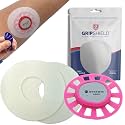 Dexcom G7 GripShield -by Deck My Diabetes. Flexible and Reusable CGM Armor-Protection from Accidental Bumps. (Bright Pink)