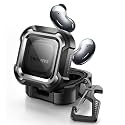 Dexnor Compatible with Samsung Buds Live Case Clear Hard PC &amp; Silicone Protective Cover Skin [LED Visible] [Supports Wireless Charging] 360 Full Body Cute Accessories for Men Boys - Black