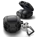 Dexnor Rugged Bumper Case for Samsung Galaxy Buds FE (2023)/Buds 2 Pro (2022)/Buds 2 (2021)/Buds Pro (2021)/Buds Live (2020) Cases with Secure Lock, Shockproof Cover with Carabiner
