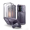 Dexnor for Samsung Galaxy S26 FE Case with Kickstand,Phantom Purple