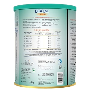 dexolac special care infant formula milk powder for premature babies born before 37 weekslow birth weight less than 25 kg 400g pack of 2