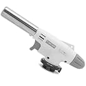 DEXURIES Heavy Duty Automatic Butane Can Flame Gun Torch | Multipurpose Camping Gas Torch | Auto Ignition for Welding or Professional Work (Pack of 1) (Grey)