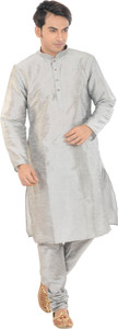 deyann men pure silk kurta pyjama set