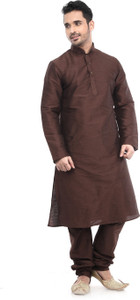 deyann men pure silk kurta pyjama set