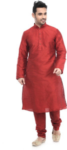 deyann men pure silk kurta pyjama set