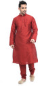 DEYANN Men Pure Silk Kurta Pyjama Set