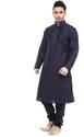 DEYANN Men Pure Silk Kurta Pyjama Set