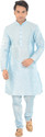 DEYANN Men Pure Silk Kurta Pyjama Set