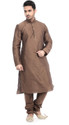 DEYANN Men Pure Silk Kurta Pyjama Set