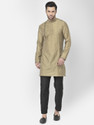 DEYANN Men Cotton Silk Kurta Pant Set